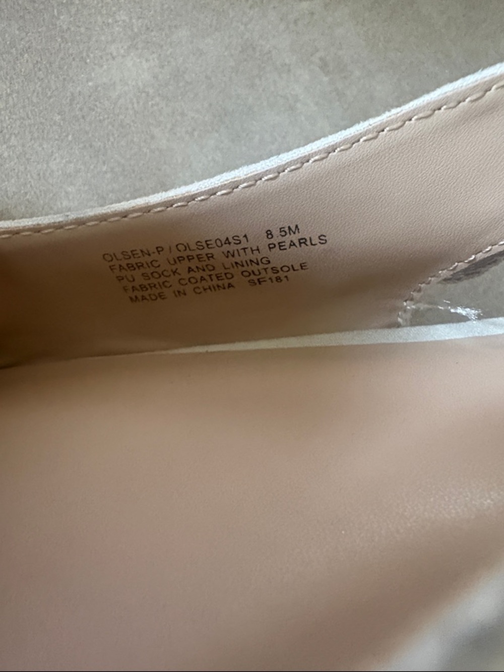 Steve Madden Silver Crystal Embellished Pointed Slingback Flats - Picture 2 of 5